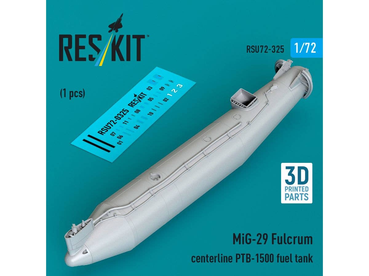 1/72 MiG-29 胴体下PTB-1500増槽