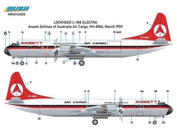 1/144 L-188 アンセット・エア・カーゴ デカール
