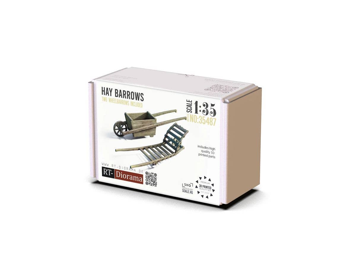 1/35 運搬用一輪車 (2種セット)