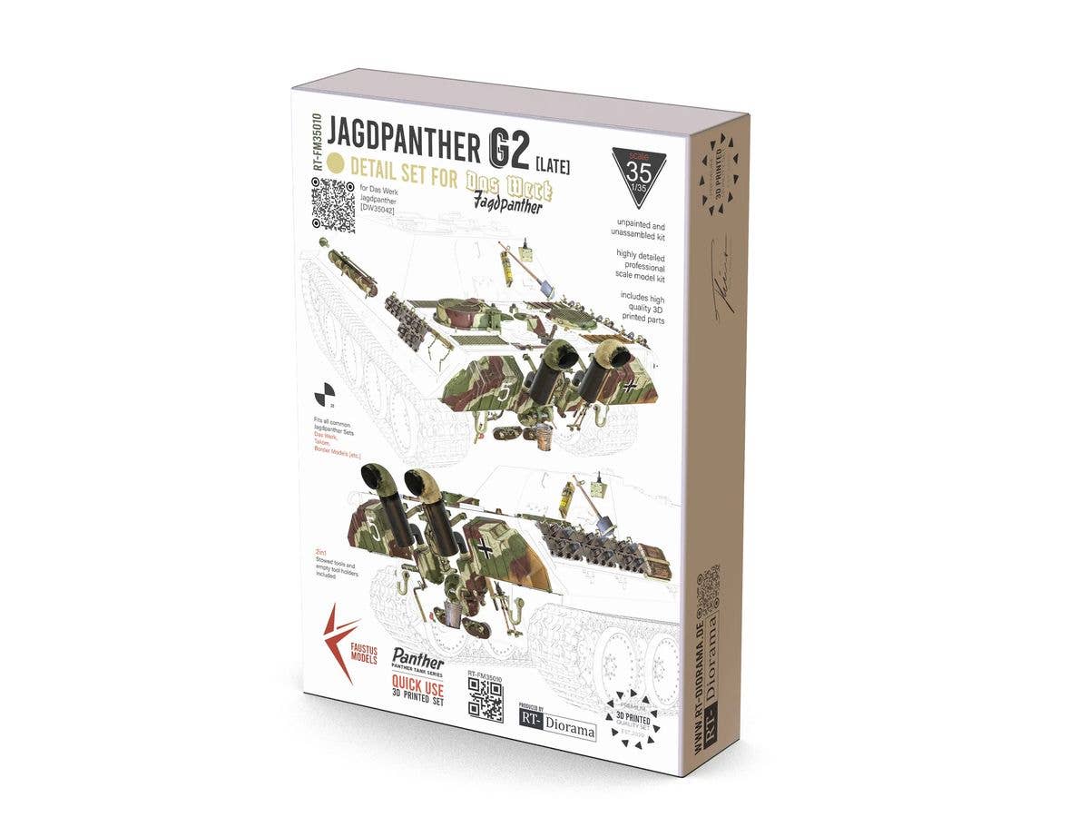 1/35 ヤークトパンター G2 (後期型)用ディテールセット (ダス・ヴェルク用)