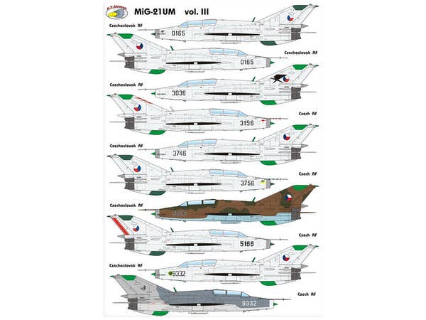 1/72 MiG-21UM "モンゴルB" デカール Vol.III