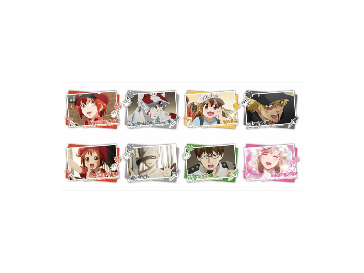 はたらく細胞 場面写アクリルバッジコレクション 1Box 8pcs