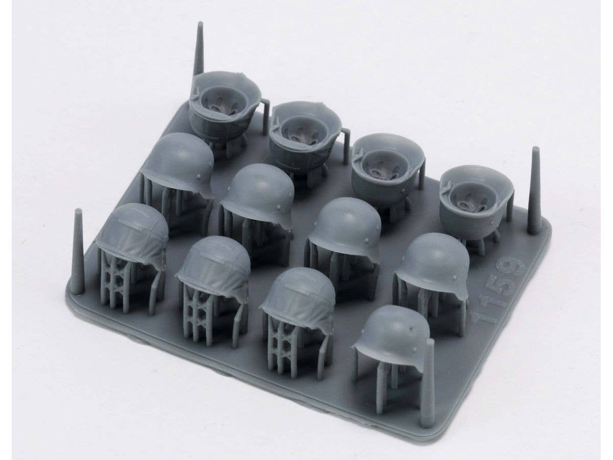 1/35 WWII ドイツ ヘルメットセット (12個入)