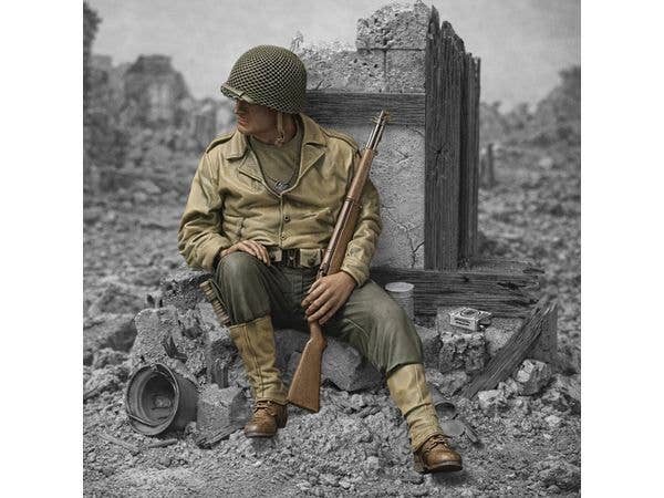 1/35 WWII アメリカ 休息する兵士