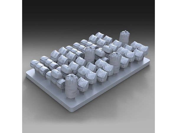 1/72 WWII アメリカ バッグ類アソートセット(35個入)