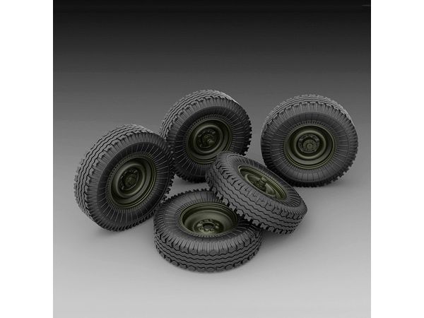 1/35 GAZ sagged wheels