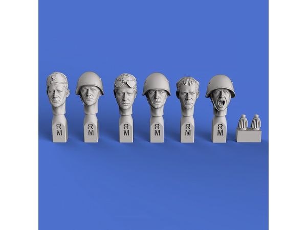 1/35 Italian heads WWII (No.2)