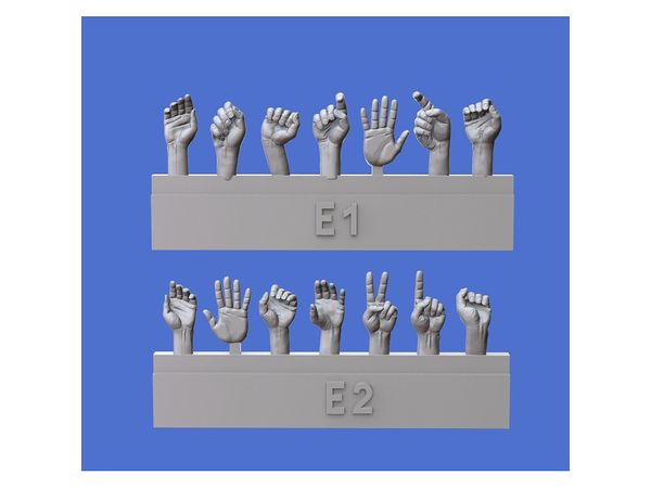 1/35 Assorted hands set No.5