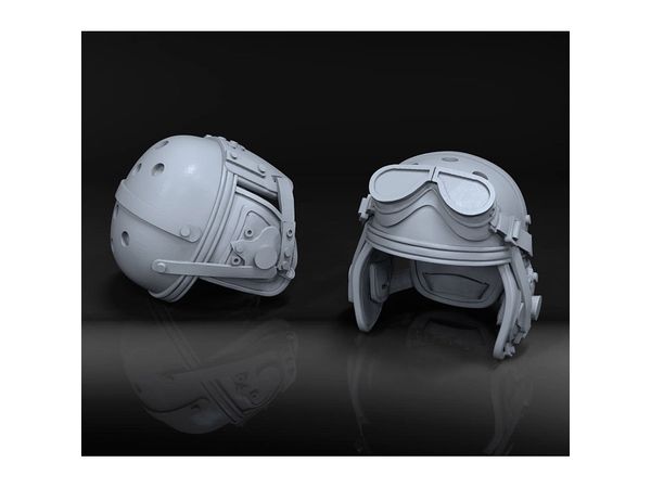 1/16 U.S. tanker helmets WWII - 2 pcs.