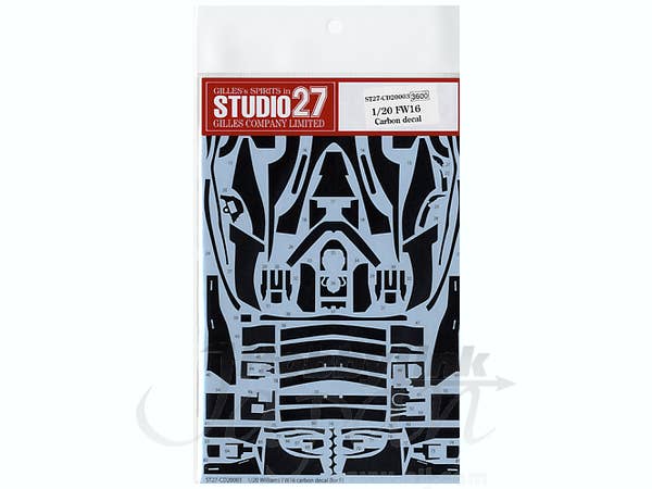 1/20 ウイリアムズ FW16 カーボンデカールセット