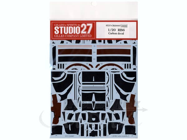 1/20 レッドブル RB6 カーボンデカール