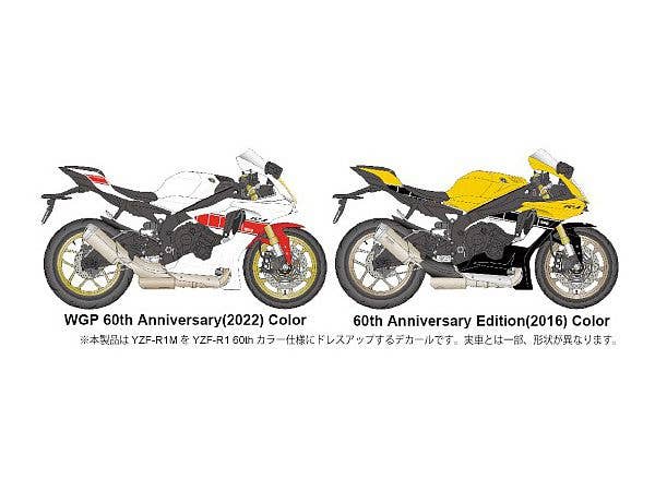 1/12 YZF-R1M 60th Dress Up デカール