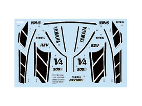 1/12 RZV 500R Dress Up Decal (Yellow Black)