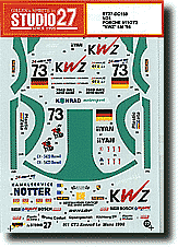 1/24 ポルシェ 911GT2 "KWZ" #73LM'98