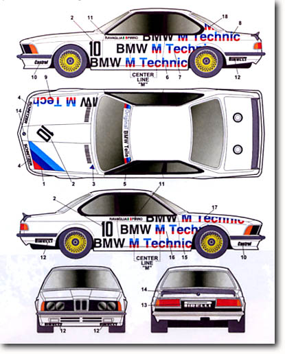 1/24 BMW 635 M Technic 1983