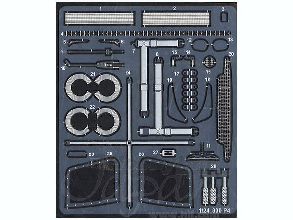 (FP24234) 1/24 フェラーリ 330P4 グレードアップパーツ