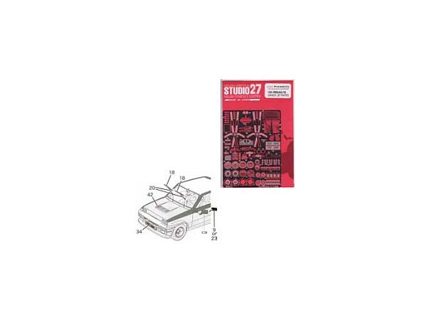 1/24 ルノー5ターボ Upgrade Parts
