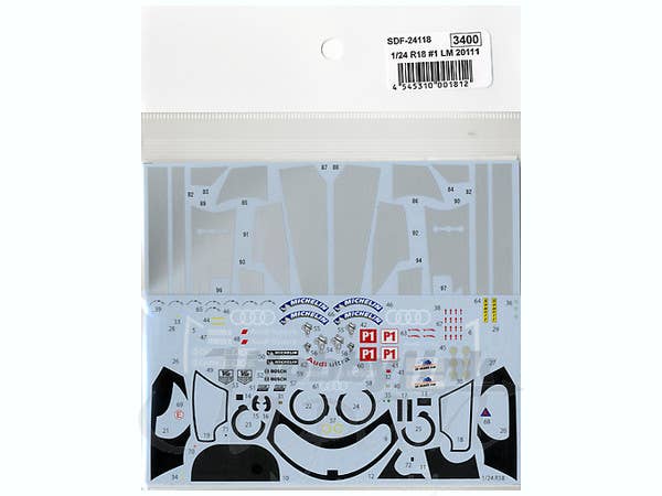 1/24 アウディ R18 TDI #1 LM 2011 スペアデカール