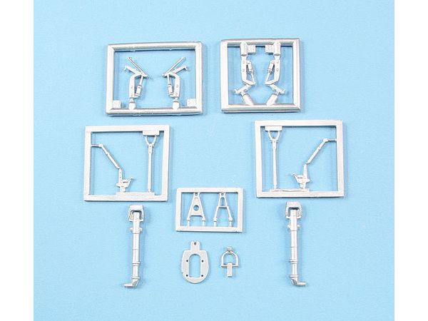 1/48 Vultee Vengeance Mk.II Landing Gear & Bay Hinges (DW) (for Dora Wings)