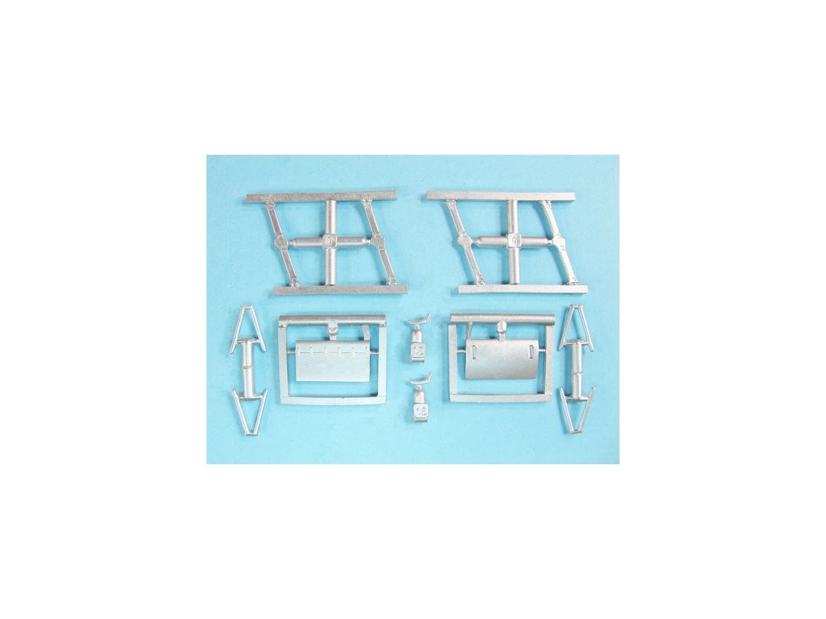 1/72 Fokker Dr.I ランディングギア + Wing Struts 2set (エデュアルド用)