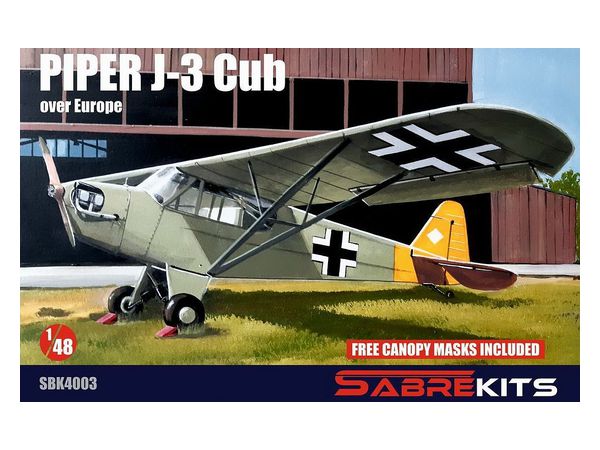 1/48 パイパー J-3カブ ヨーロッパ上空