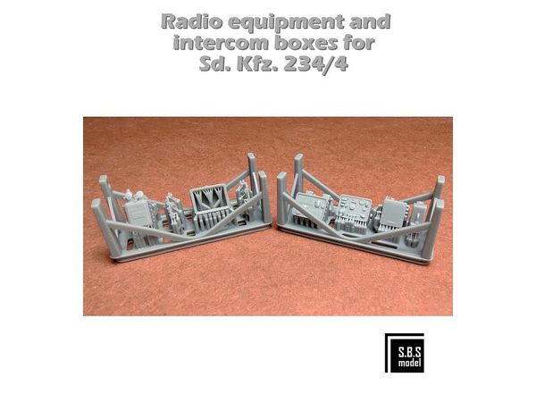 1/35 Sd.Kfz.234/4用無線機/車内通話装置