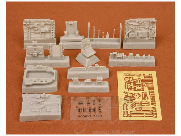 1/48 零戦21型 コックピットセット (ハセガワ) | HLJ.co.jp