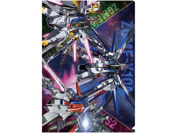Gundam SEED GP 2024: クリアファイル SEED GP モビルスーツ集合