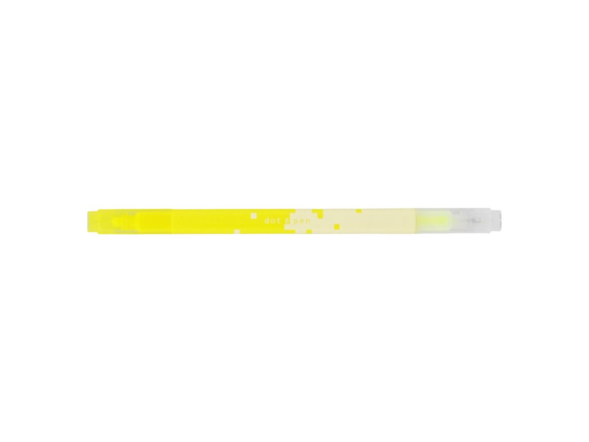 四角マーカー dot e pen (ドット・エ・ペン) 蛍光イエロー