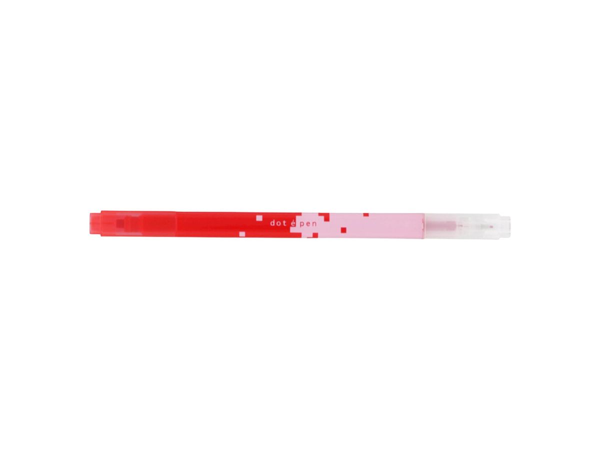 四角マーカー dot e pen (ドット・エ・ペン) レッド
