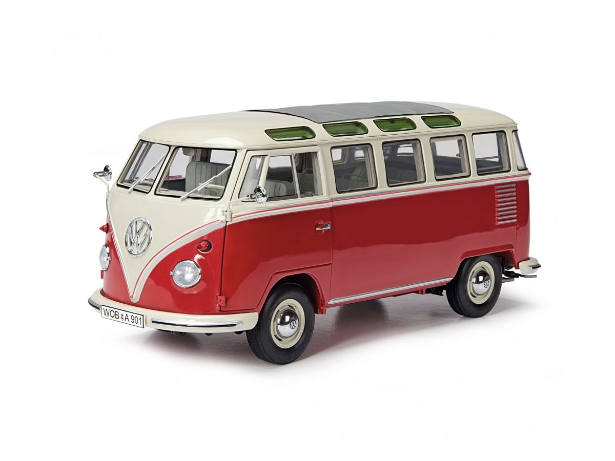 1/32 VW T1b サンバ レッド/ベージュ