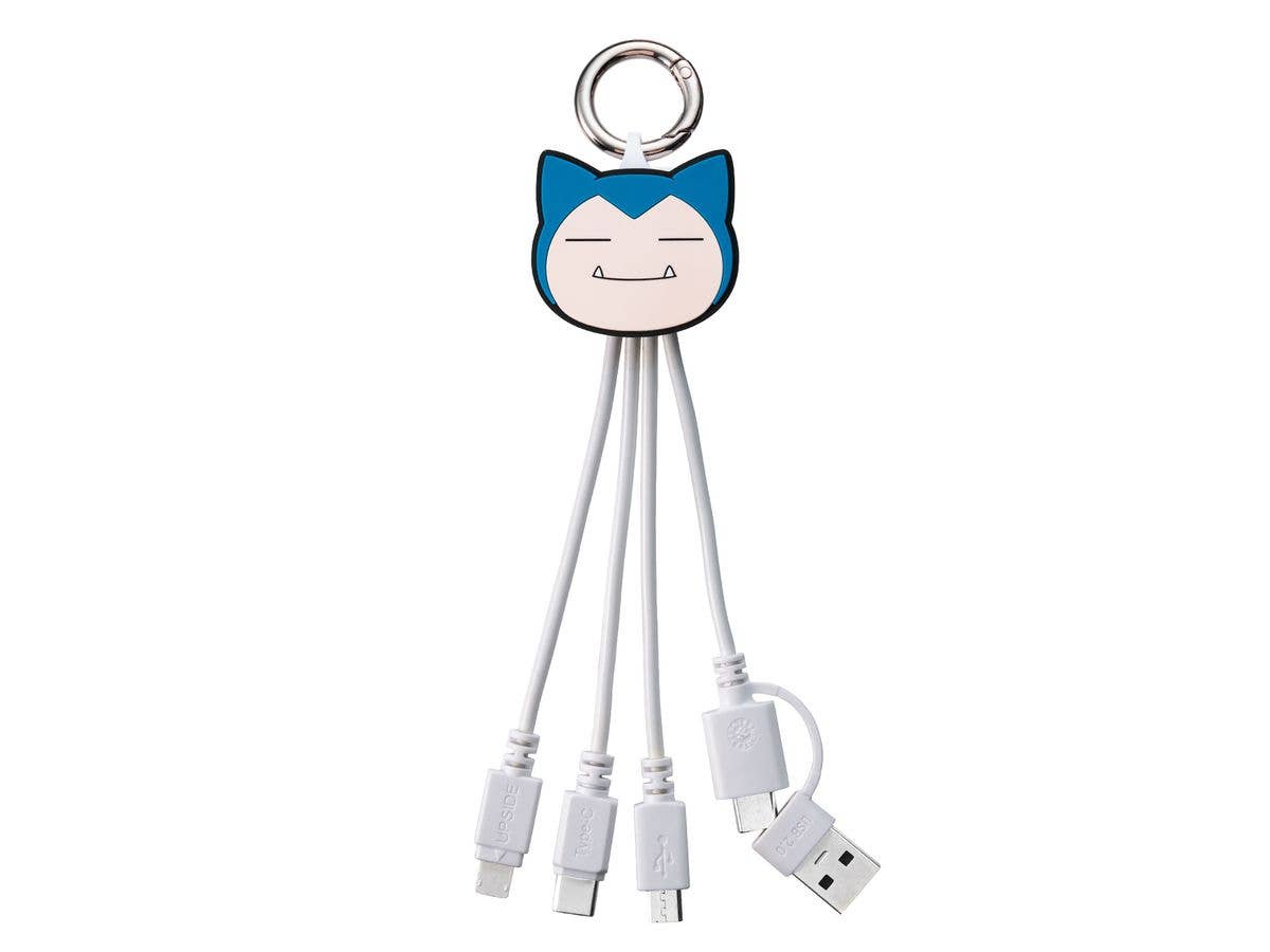 ポケモン 3in2 マルチ充電ケーブル カビゴン