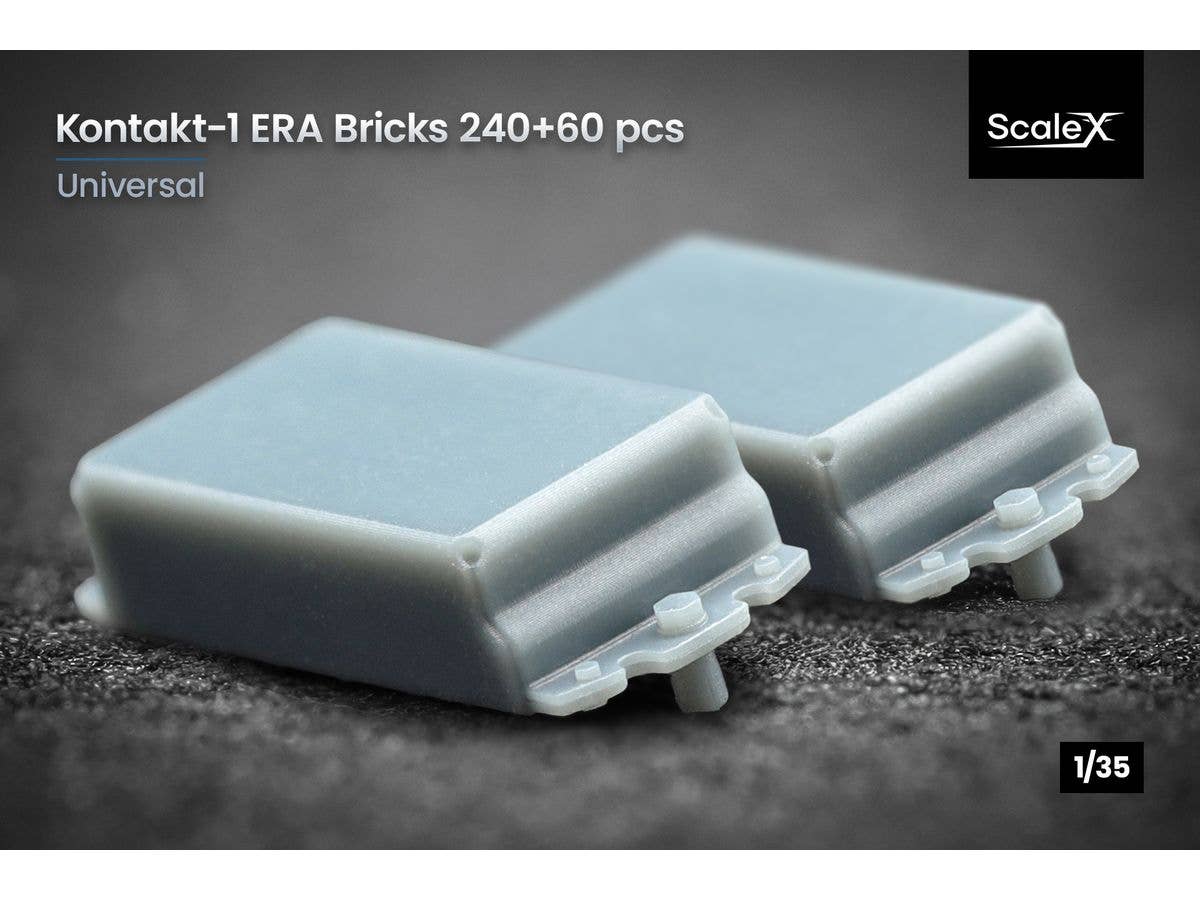 1/35 ERA コンタクト-1 爆発反応装甲セット(四角タイプ x 240個 + 三角タイプ x 60個入)