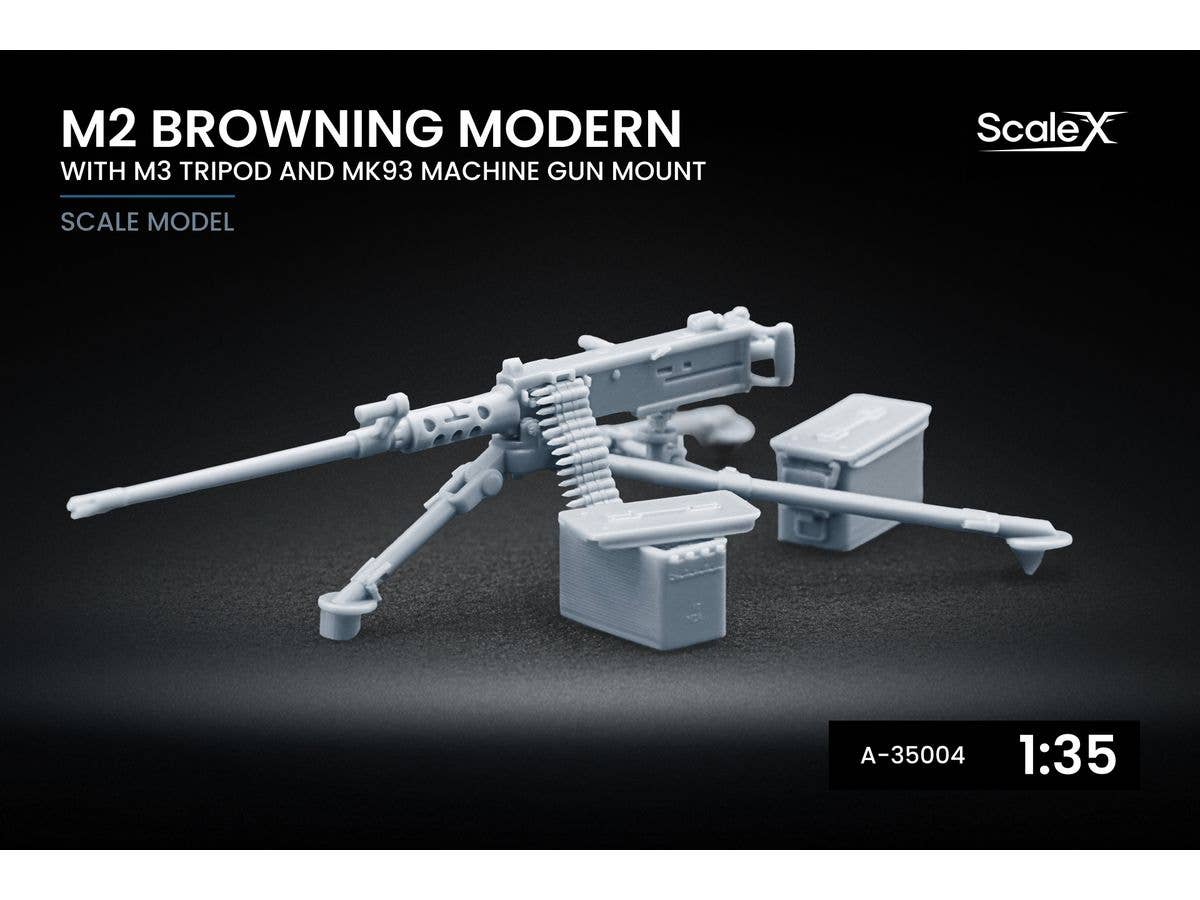 1/35 現用 M2 ブローニングw/M3三脚・MK93マウント・弾薬箱