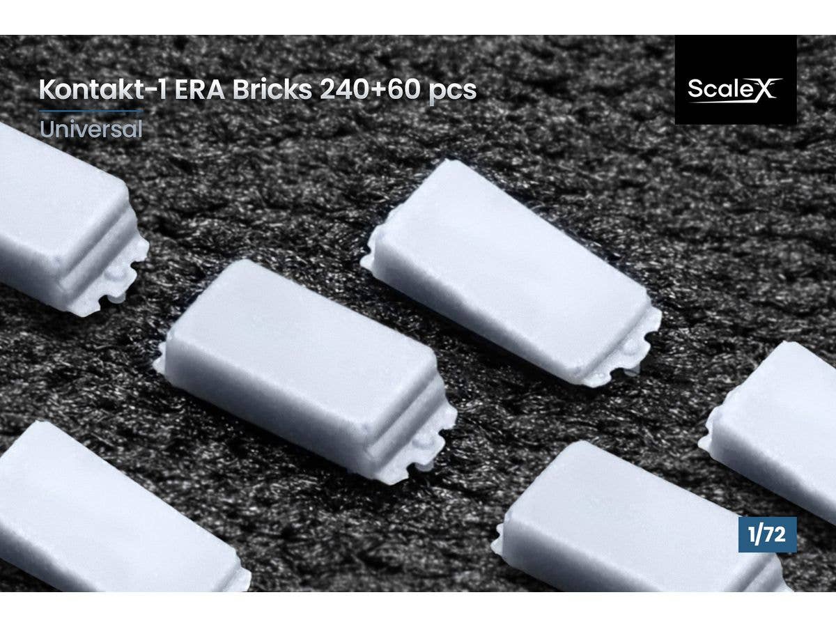 1/72 ERA コンタクト-1 爆発反応装甲セット(四角タイプ x 240個 + 三角タイプ x 60個入)