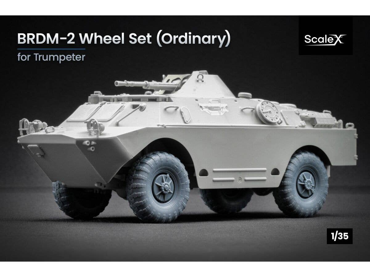 1/35 BRDM-2 ホイールセット (5個入) (トランぺッター用)