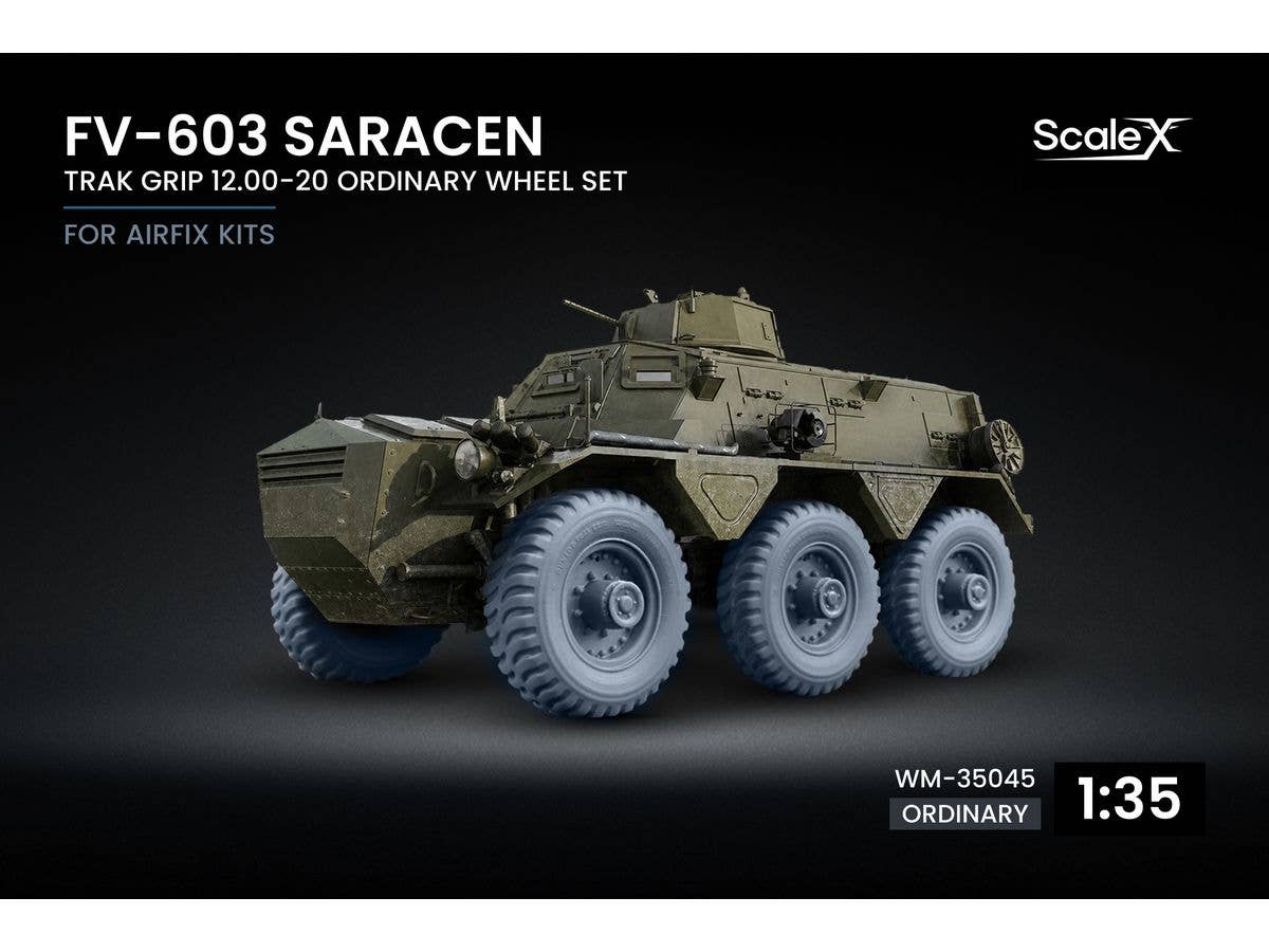 1/35 FV-603 サラセントラックグリップホイールセット (6個入) (エアフィックス用)