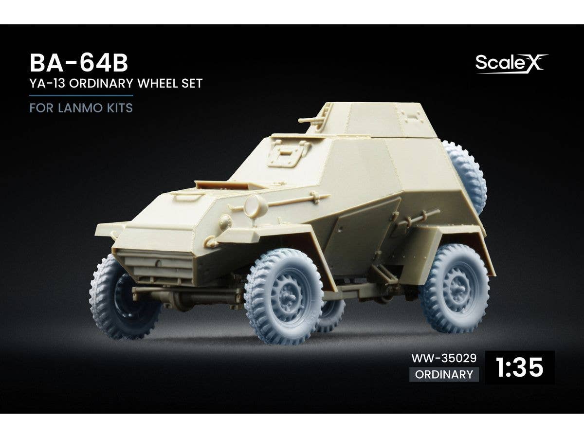 1/35 ソ連軍 BA-64B 軽装甲車ホイールセット (5個入) (ランモモデル用)
