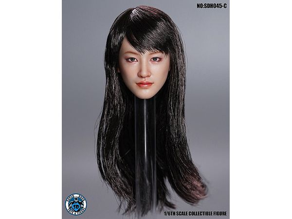 1/6 日本美人ヘッドC (Black Long Hair)