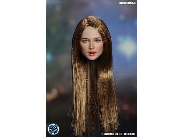 1/6 ウェスタン女性ヘッド B (Gold Long Hair)