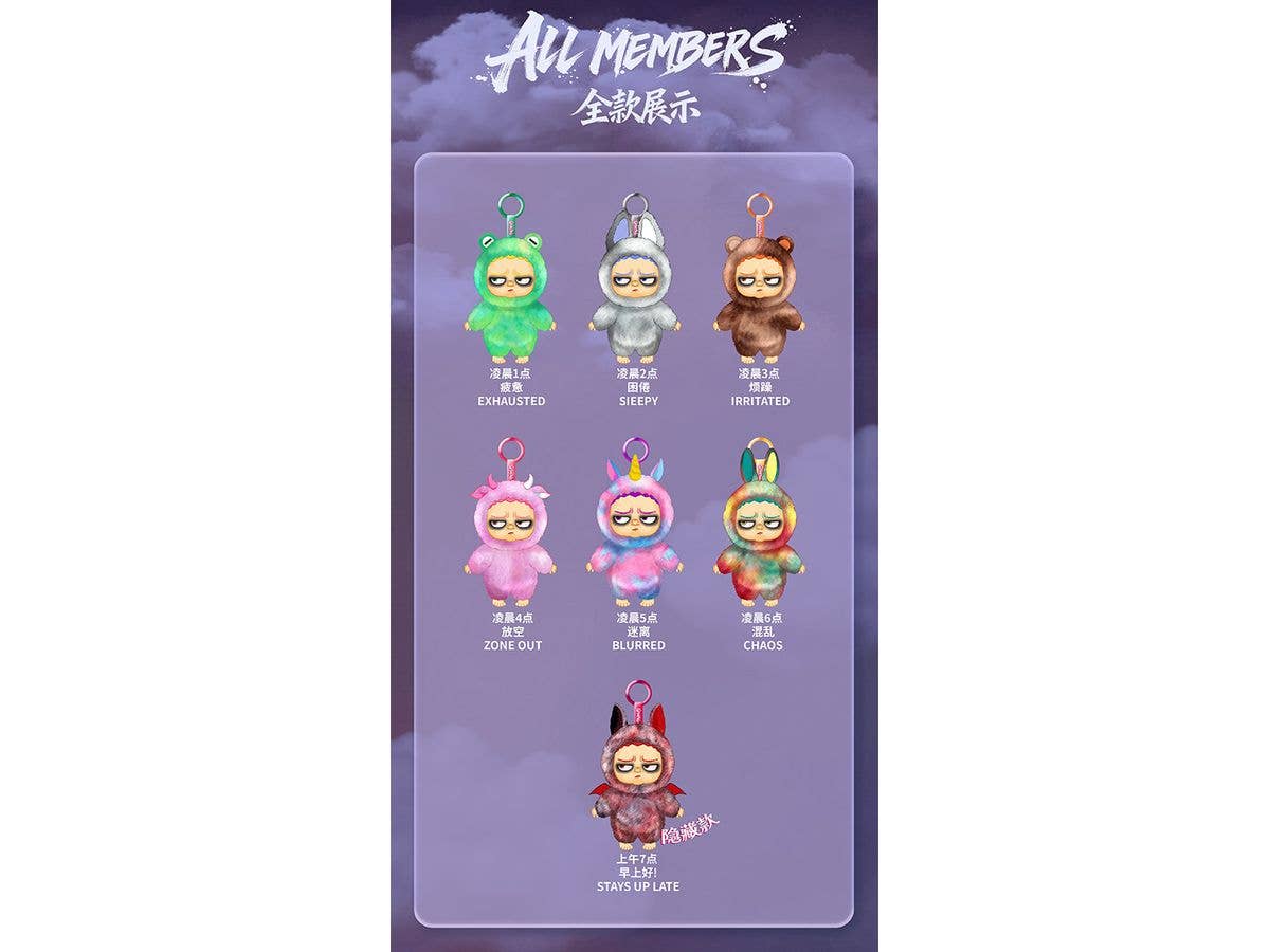 Grouchito ステイ・アップ・レイトシリーズ トレーディングプラッシュ 1Box 6pcs