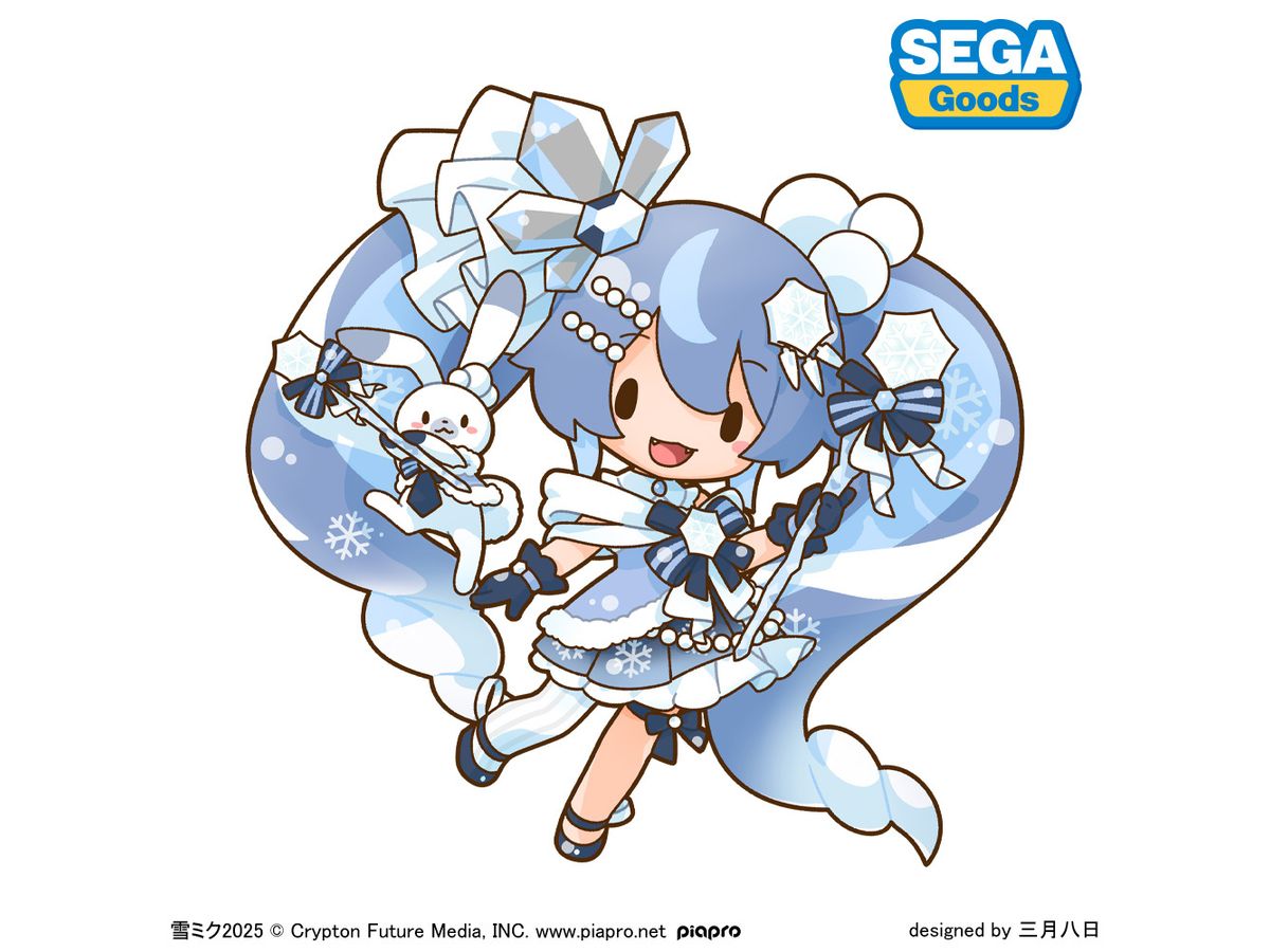 雪ミク2025 ふわぷち どでかジャンボぬいぐるみ
