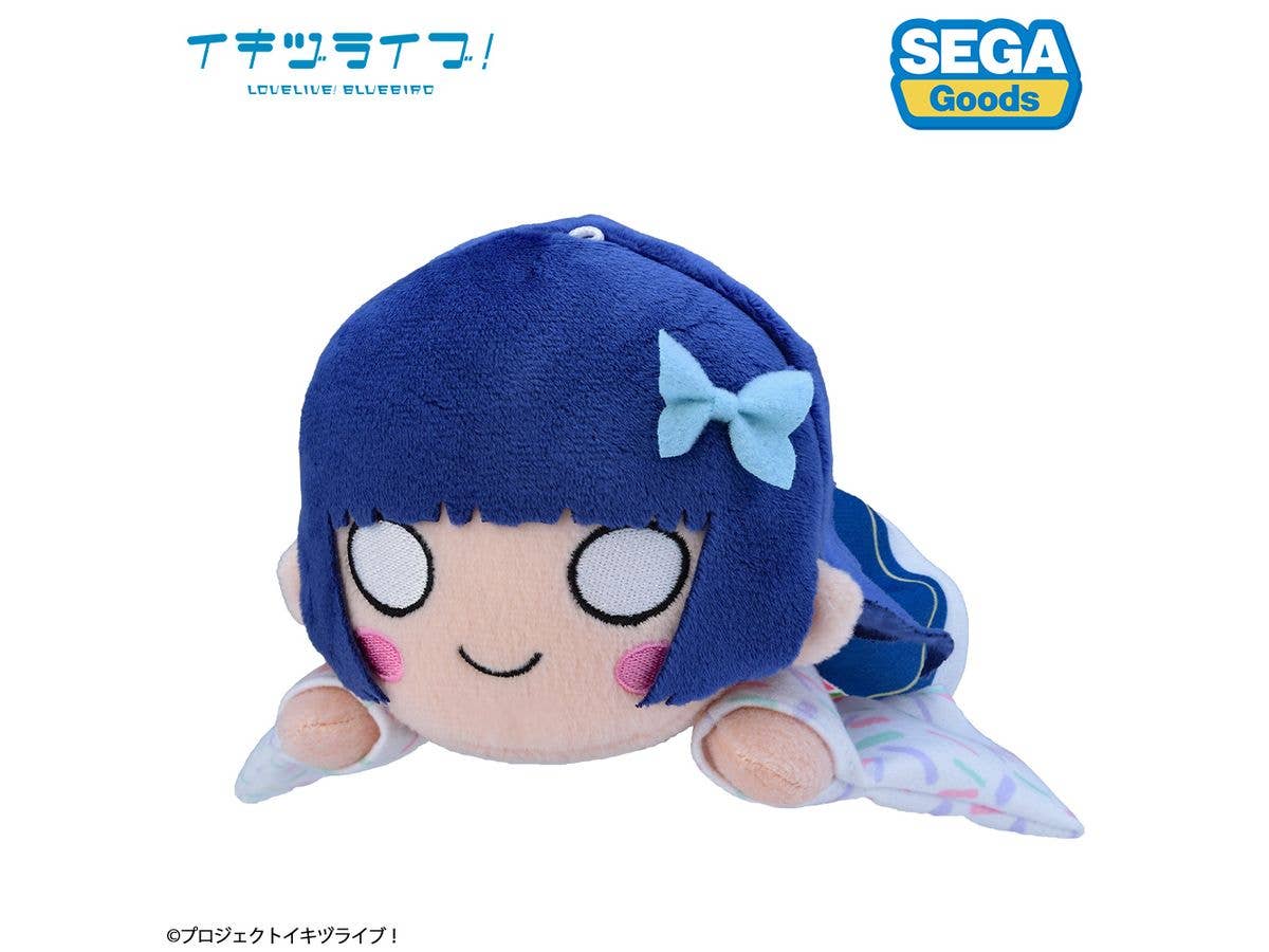 イキヅライブ! LOVELIVE! BLUEBIRD 寝そべり ぬいぐるみ 駒形花火 いきづらい部!制服 S