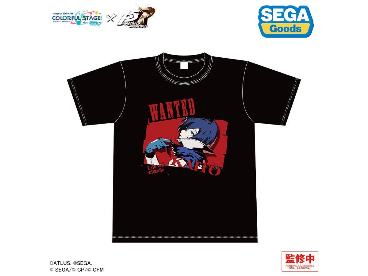 プロジェクトセカイ カラフルステージ! feat. 初音ミク x ペルソナ5 ザ・ロイヤル: グラフィックTシャツ KAITO