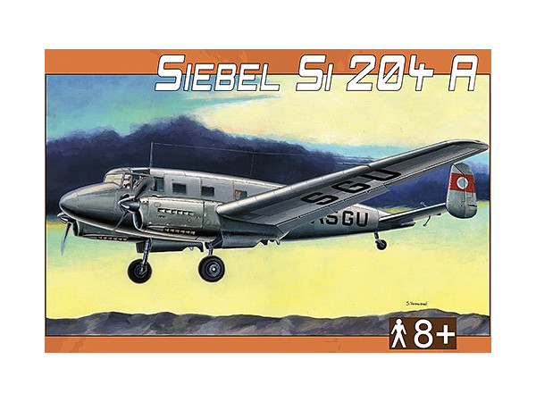 1/72 独・ジーベルSi204A双発輸送機・ドイツ航空&空軍