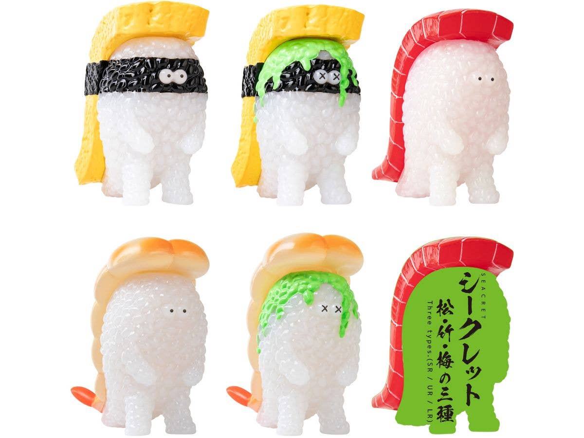 1/1 寿司怪獣 スシエルエー リアル寿司サイズ フィギュアコレクション 1Box 6pcs