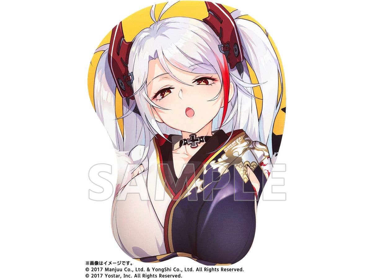 アズールレーン 等身大おっぱいマウスパッド プリンツ・オイゲン(百花繚乱Ver.)