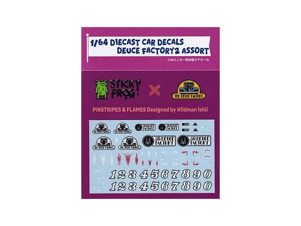 1/64 ダイキャスト カー デカール デュースファクトリー2 アソート