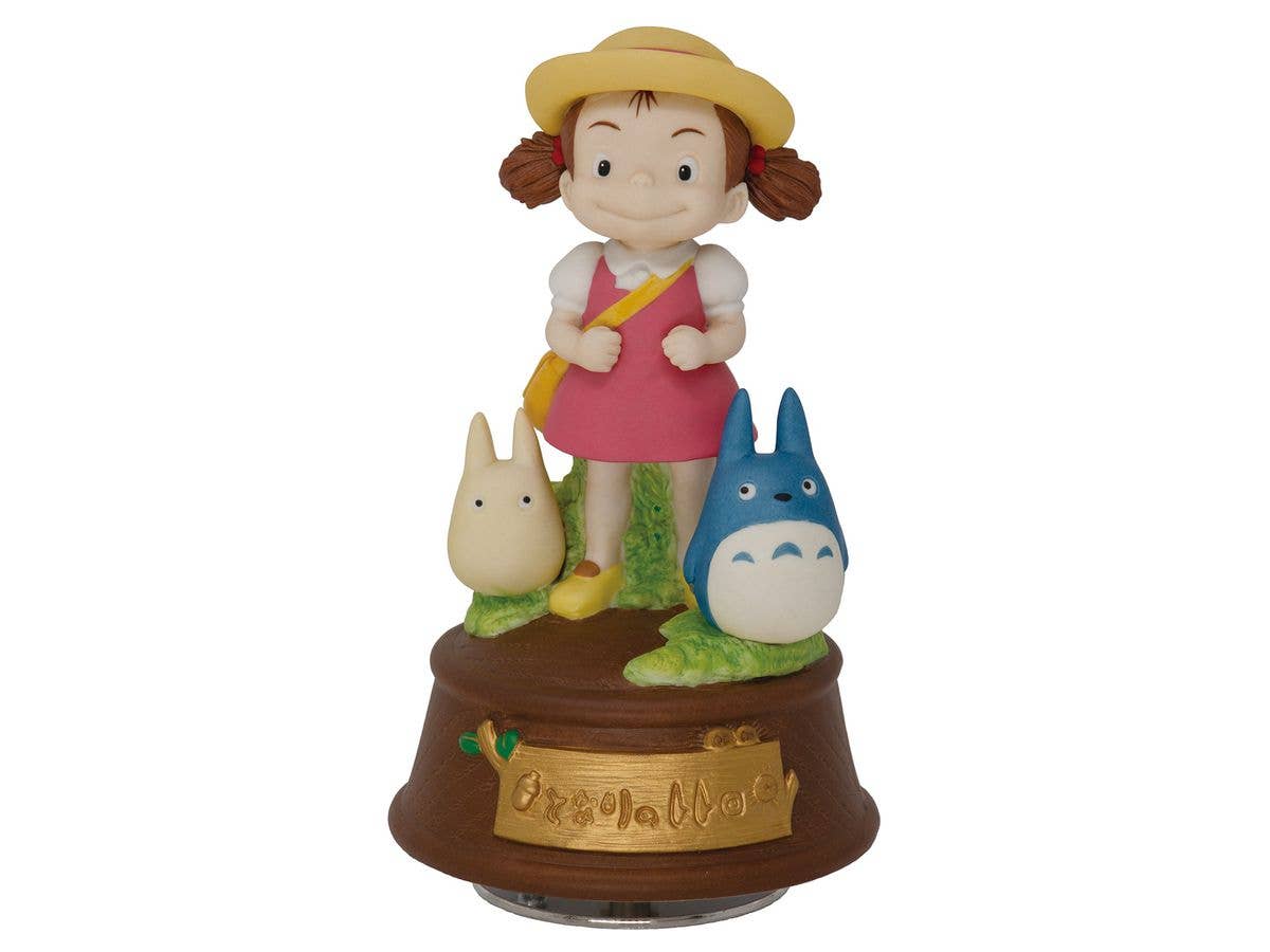 となりのトトロ 磁器オルゴール メイちゃんとおさんぽ