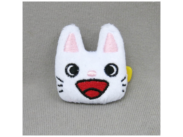 ノンタン: ぬいぐるみバッジ ノンタン